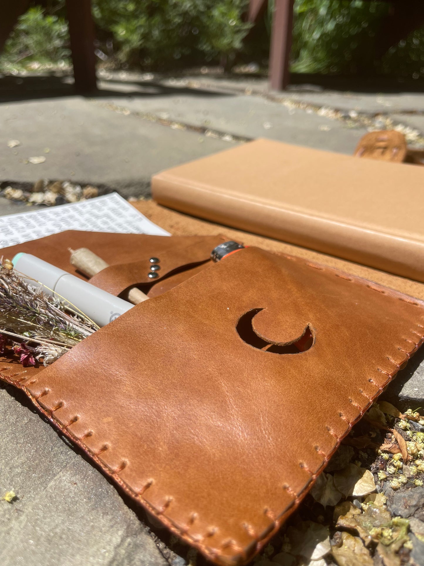 Handcrafted Leather Journal (Luna)